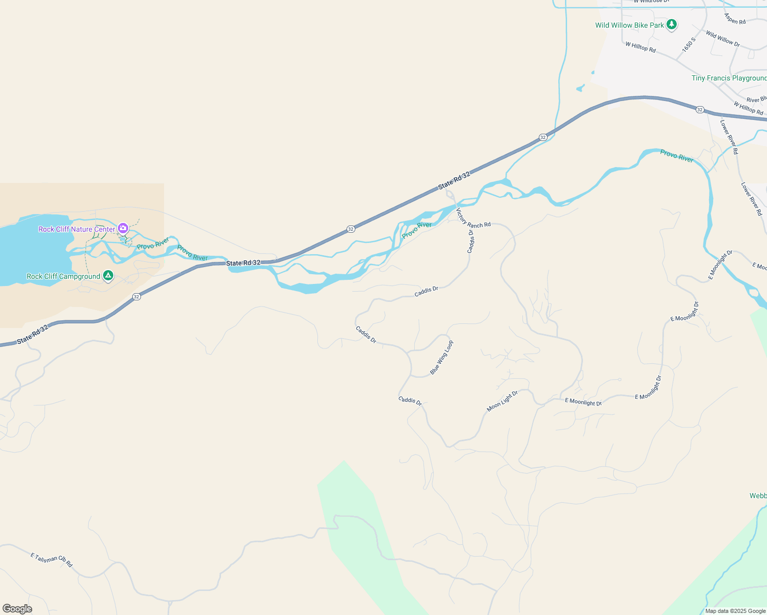 map of restaurants, bars, coffee shops, grocery stores, and more near 5950 Caddis Circle in Kamas