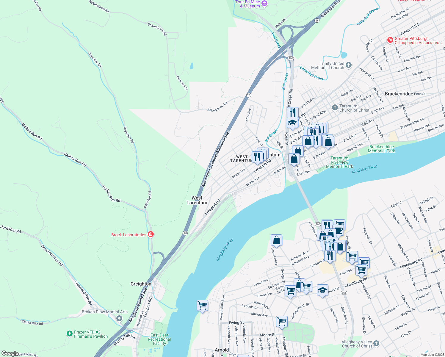 421 West 9th Avenue, Tarentum PA Walk Score