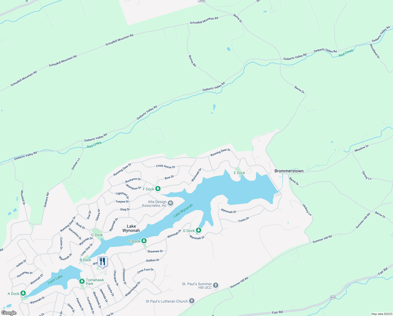 map of restaurants, bars, coffee shops, grocery stores, and more near 1780 Running Deer Drive in Auburn