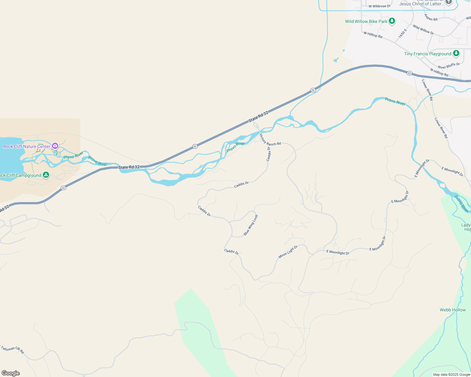 map of restaurants, bars, coffee shops, grocery stores, and more near 7520 Caddis Drive in Heber City