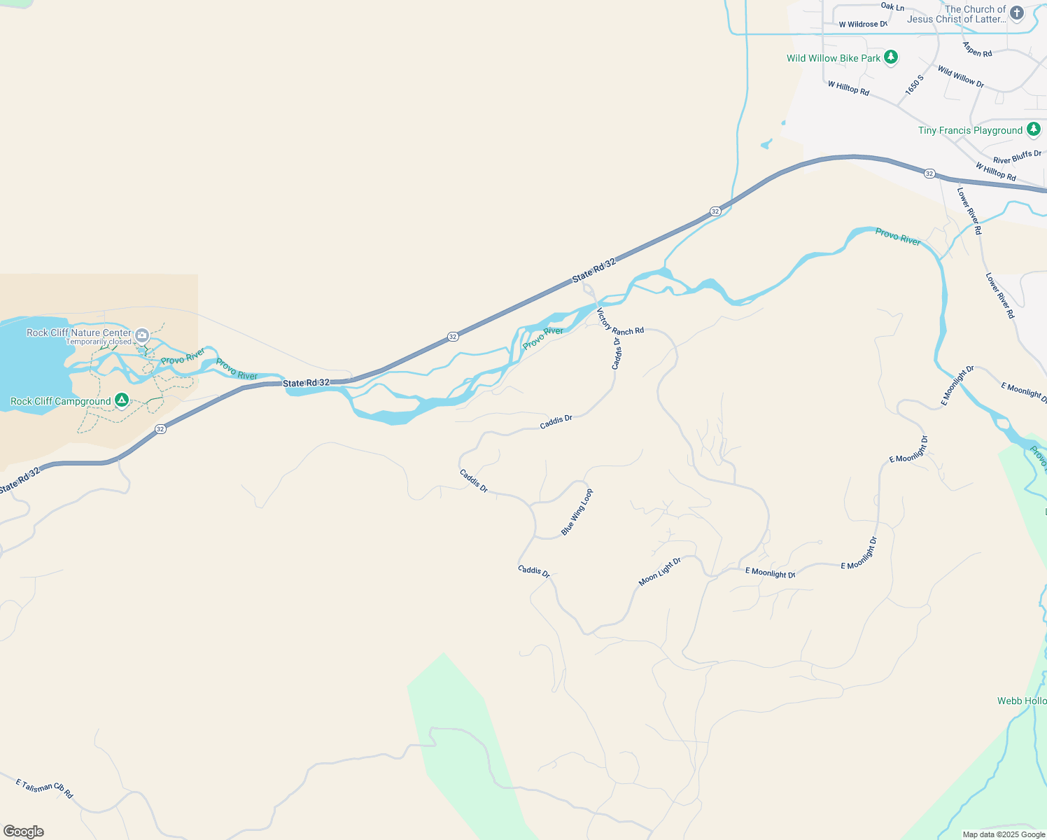 map of restaurants, bars, coffee shops, grocery stores, and more near 6050 Green Drake Drive in Heber City