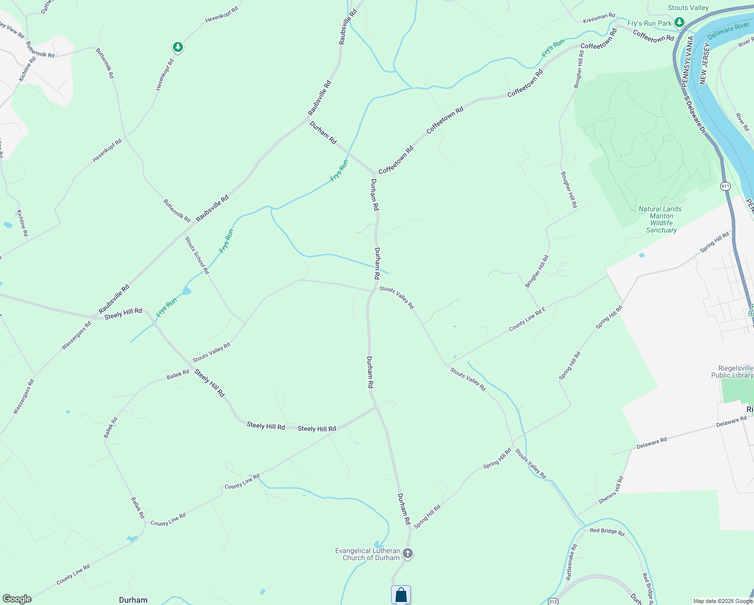 map of restaurants, bars, coffee shops, grocery stores, and more near 225 Stouts Valley Road in Easton