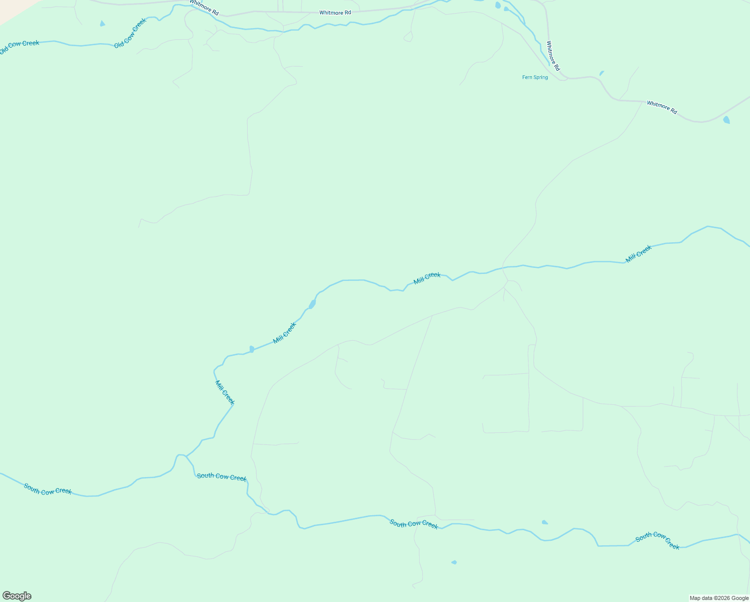 map of restaurants, bars, coffee shops, grocery stores, and more near 29140 South Cow Creek Road in Whitmore