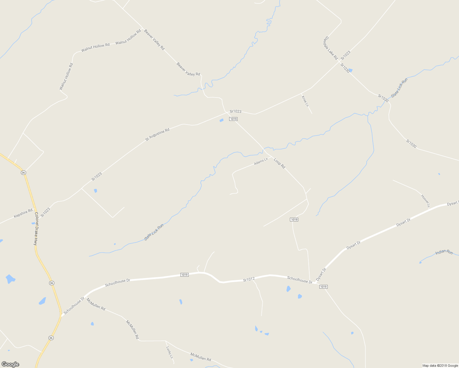 map of restaurants, bars, coffee shops, grocery stores, and more near 209 Adams Lane in Dysart