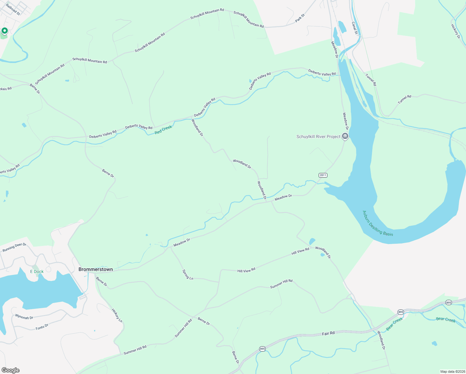 map of restaurants, bars, coffee shops, grocery stores, and more near 255 Meadow Drive in Auburn