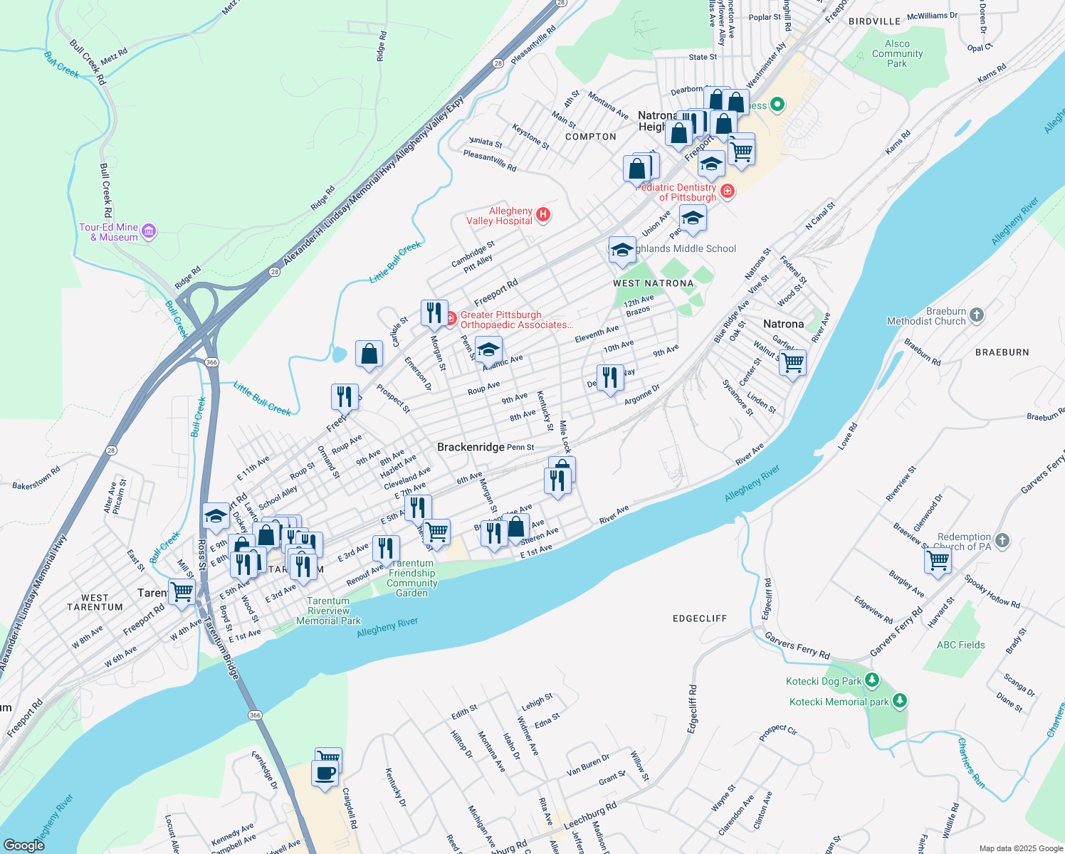 716 Ohio Street, Brackenridge PA Walk Score