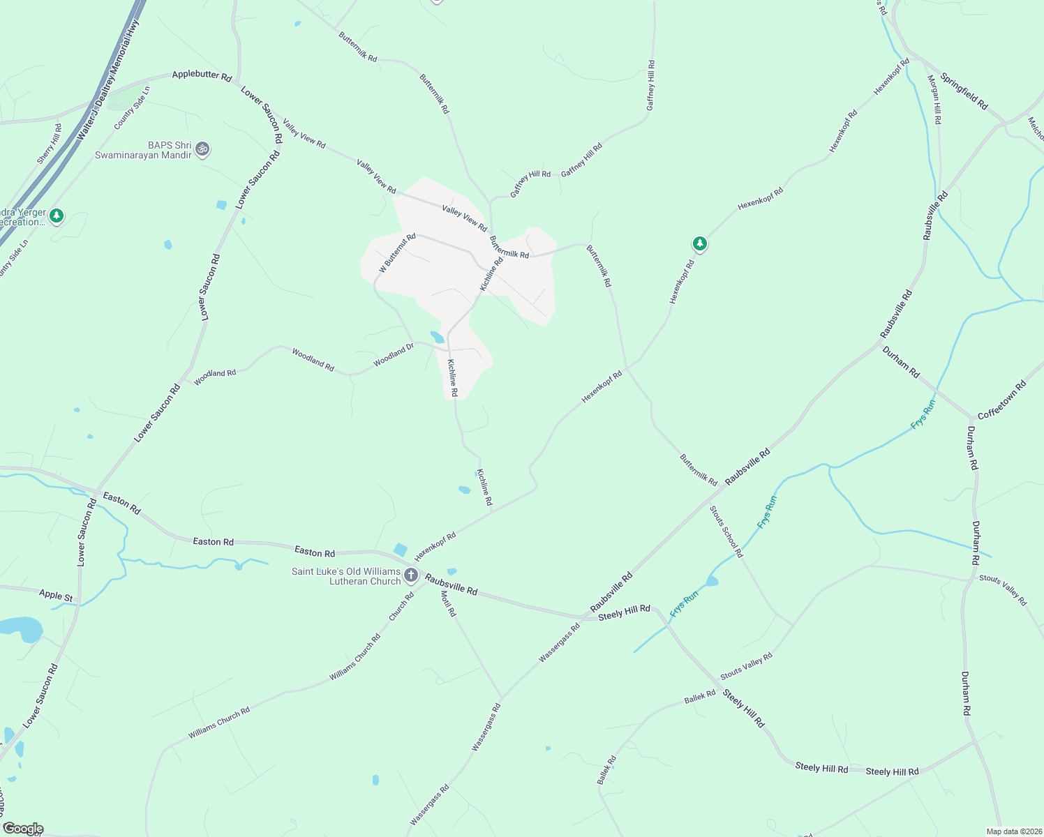 map of restaurants, bars, coffee shops, grocery stores, and more near 590 Hexenkopf Road in Hellertown