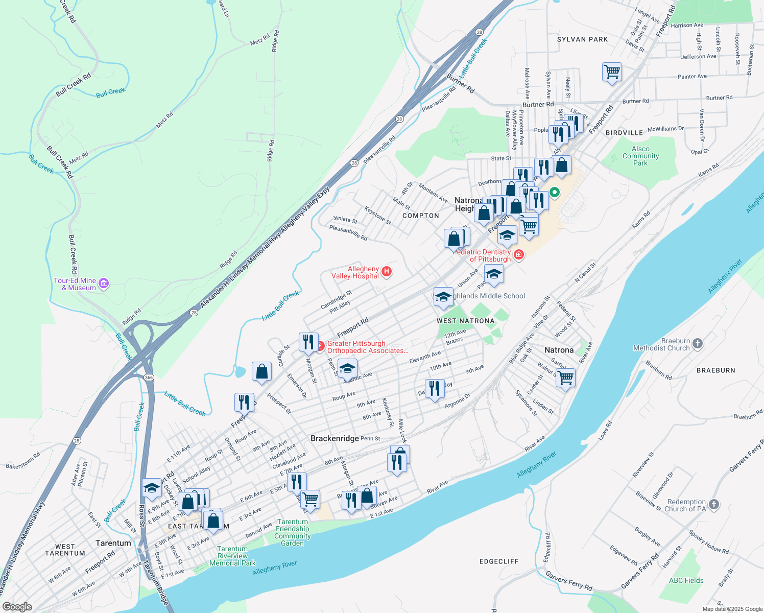 1221 Freeport Road, Natrona Heights PA Walk Score