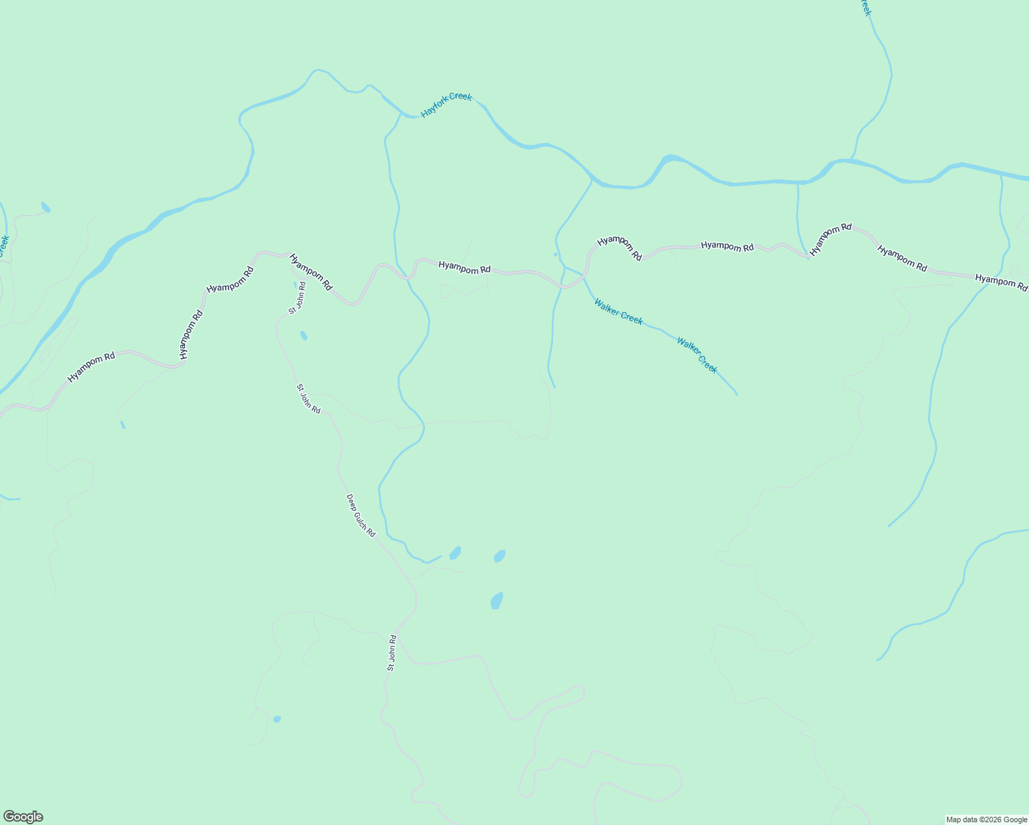 map of restaurants, bars, coffee shops, grocery stores, and more near 19647 Hyampom Road in Hayfork