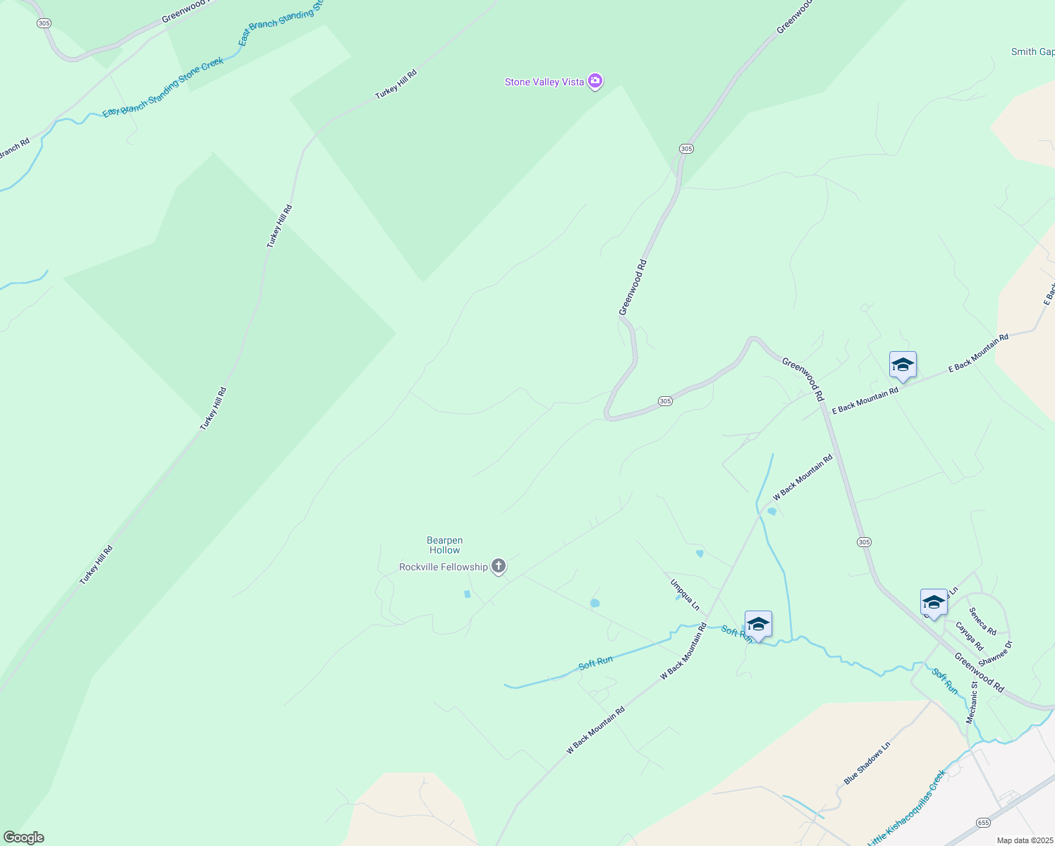 map of restaurants, bars, coffee shops, grocery stores, and more near 150 Bear Pen Hollow in Belleville
