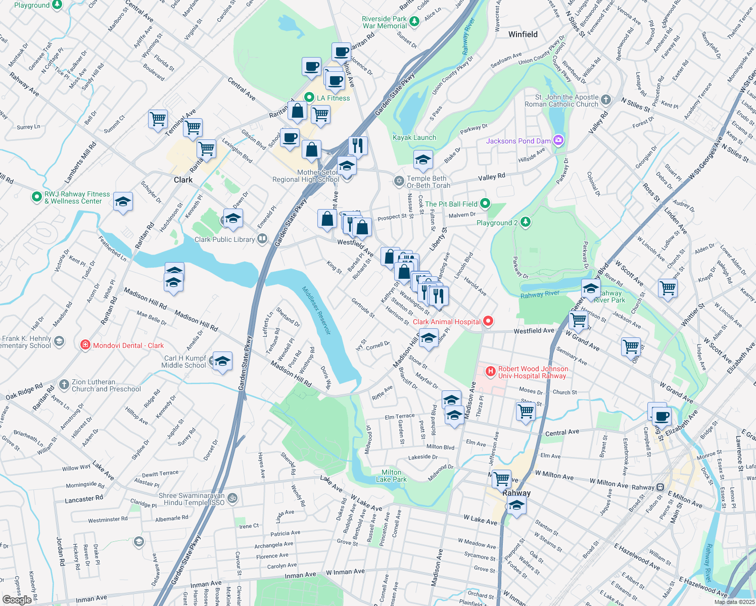 24 Kathryn Street, Clark NJ Walk Score