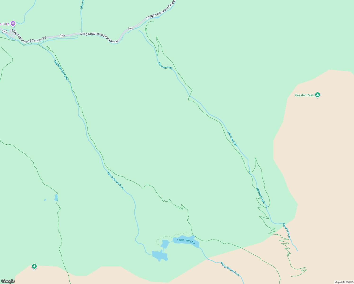 map of restaurants, bars, coffee shops, grocery stores, and more near Forest Trail 020 in Salt Lake City