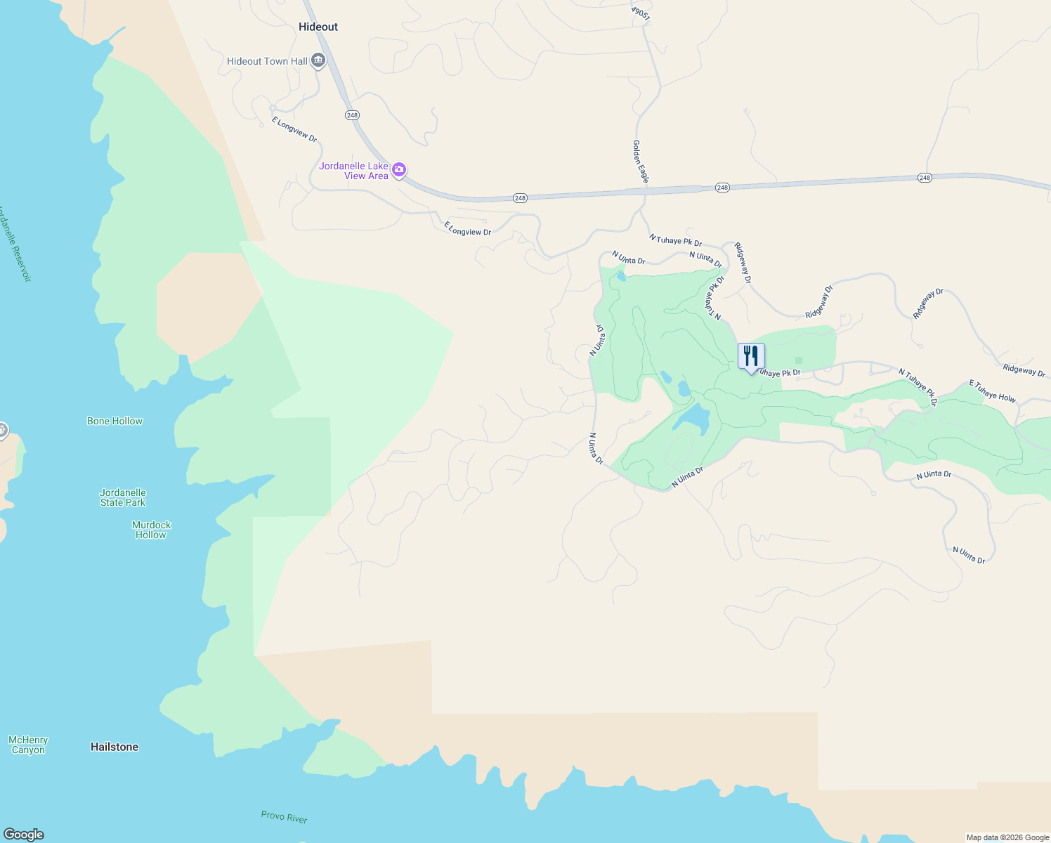 map of restaurants, bars, coffee shops, grocery stores, and more near 1878 Dancing Sun Drive in Kamas