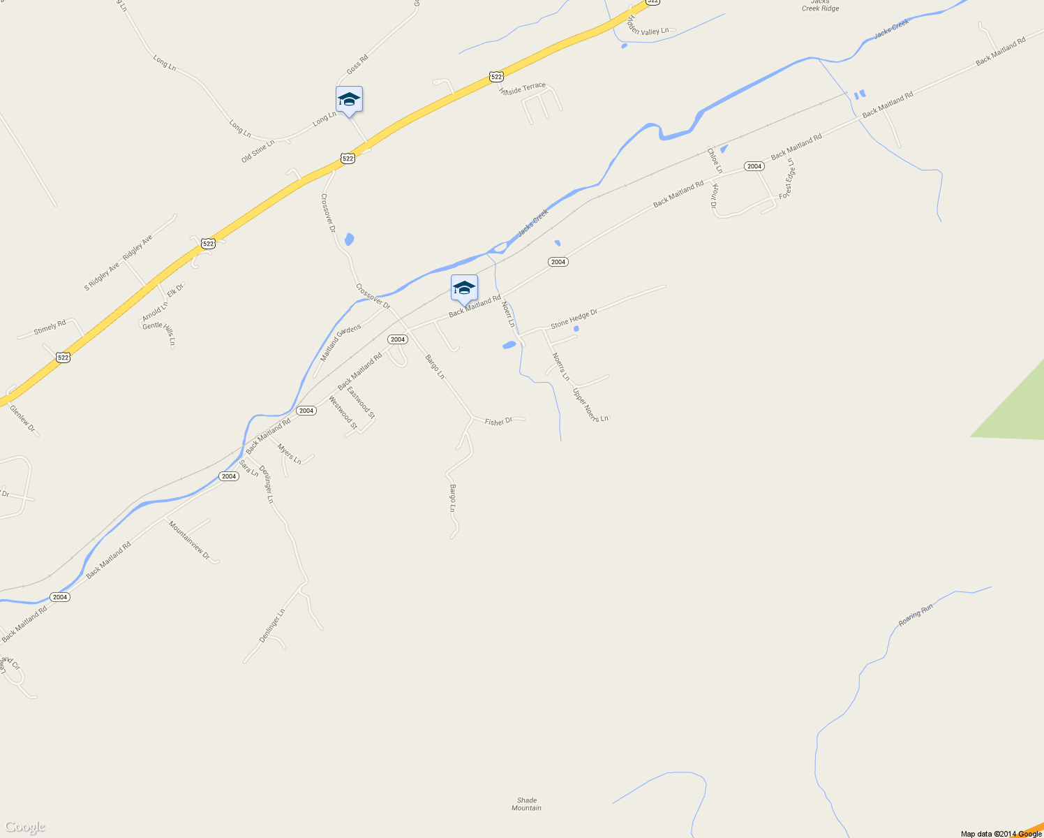map of restaurants, bars, coffee shops, grocery stores, and more near 100 Fisher Dr in Lewistown
