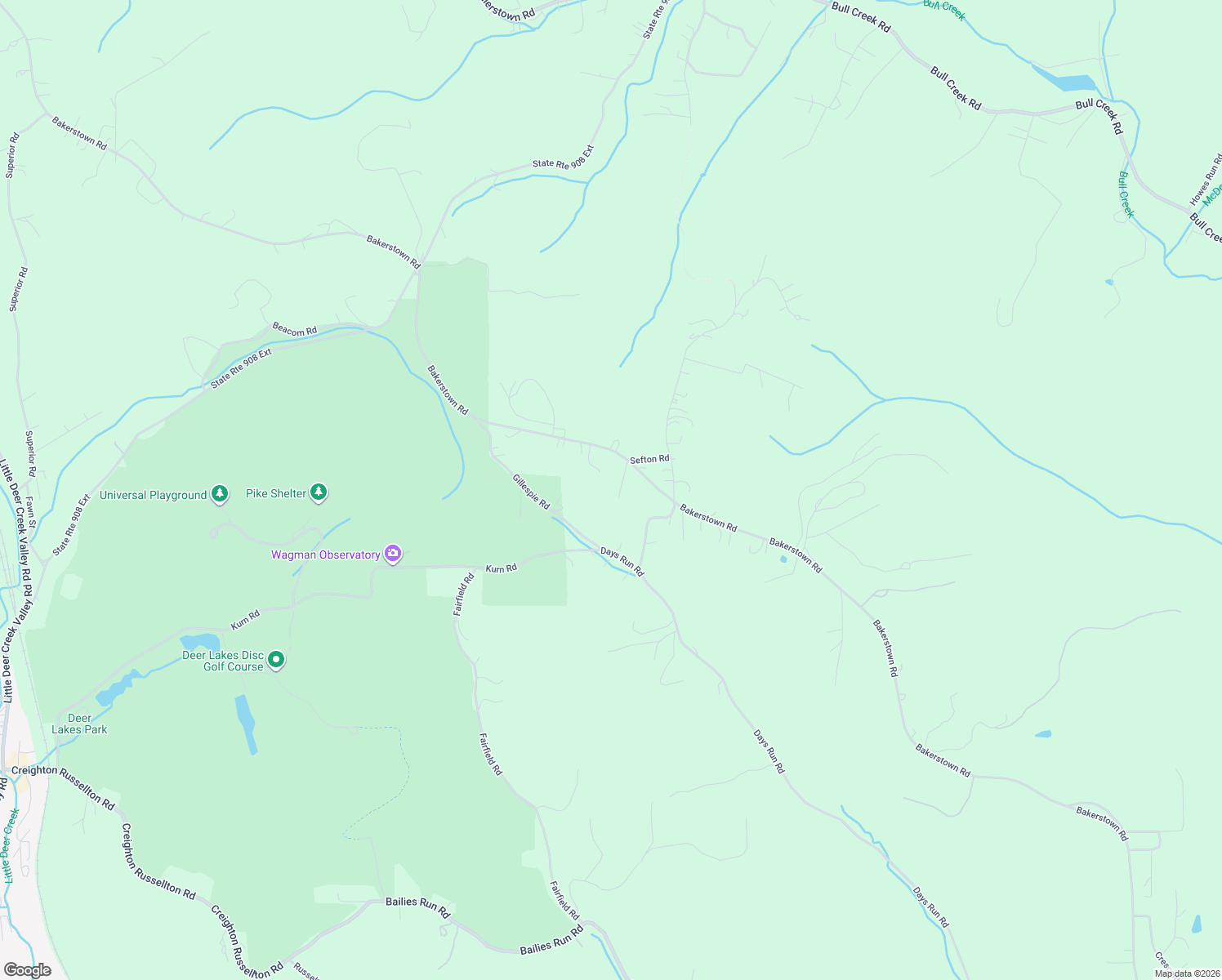 map of restaurants, bars, coffee shops, grocery stores, and more near 2017 Bakerstown Road in Tarentum
