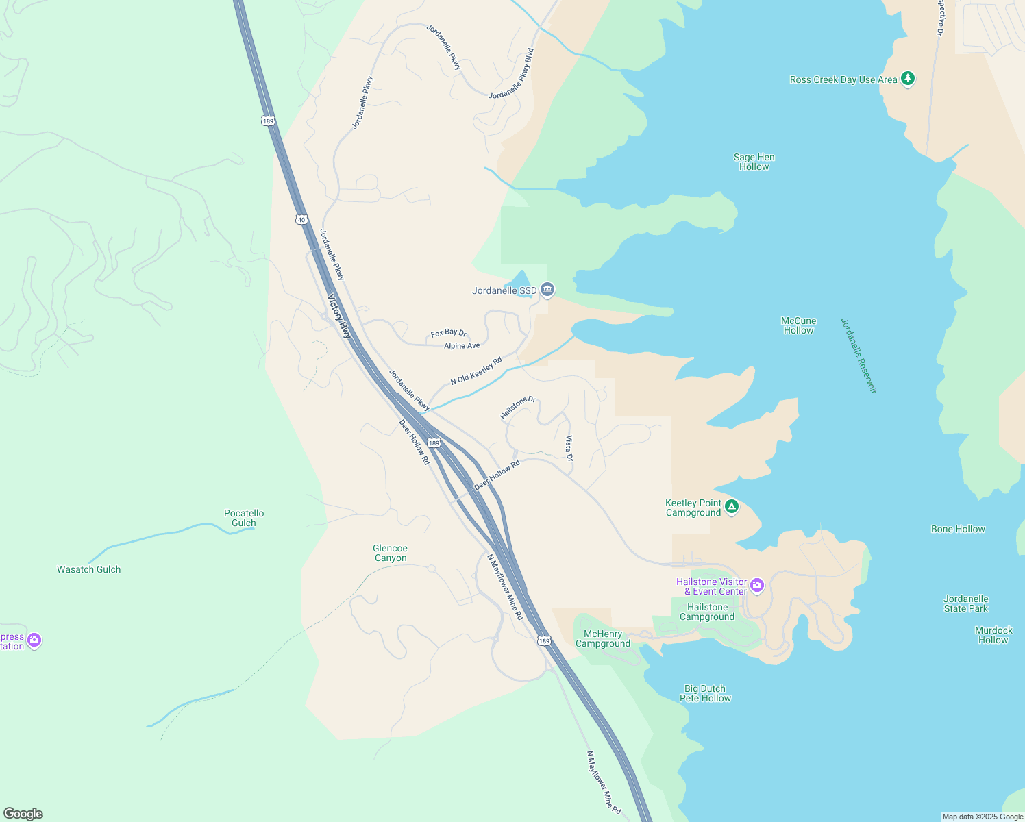 map of restaurants, bars, coffee shops, grocery stores, and more near 1441 Still Water Drive in Heber City