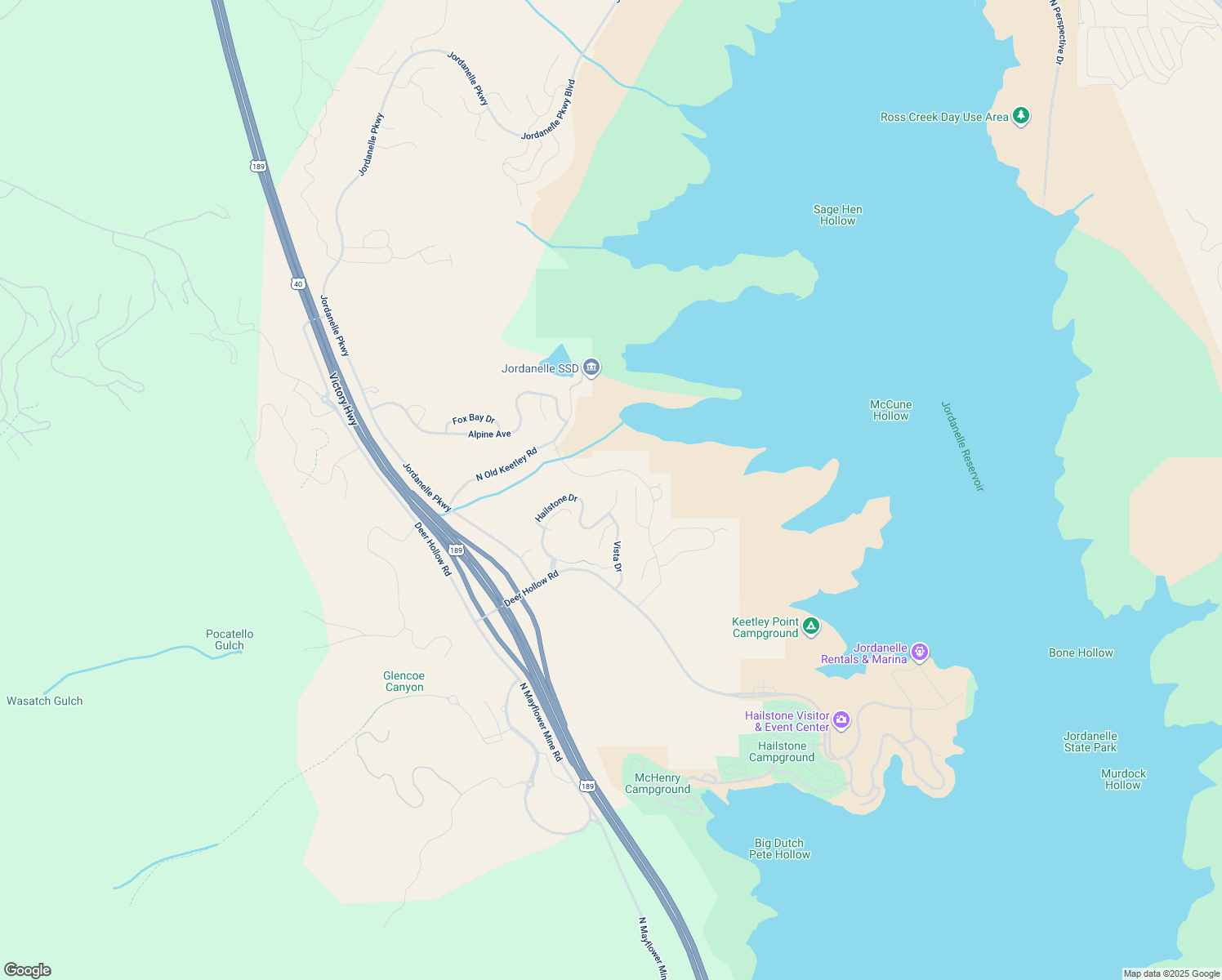 map of restaurants, bars, coffee shops, grocery stores, and more near 1238 Hailstone Drive in Heber City
