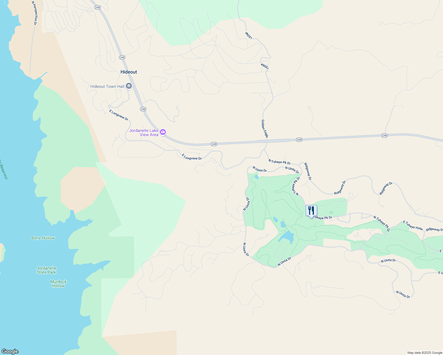 map of restaurants, bars, coffee shops, grocery stores, and more near 1962 Painted Bluff Circle in Kamas