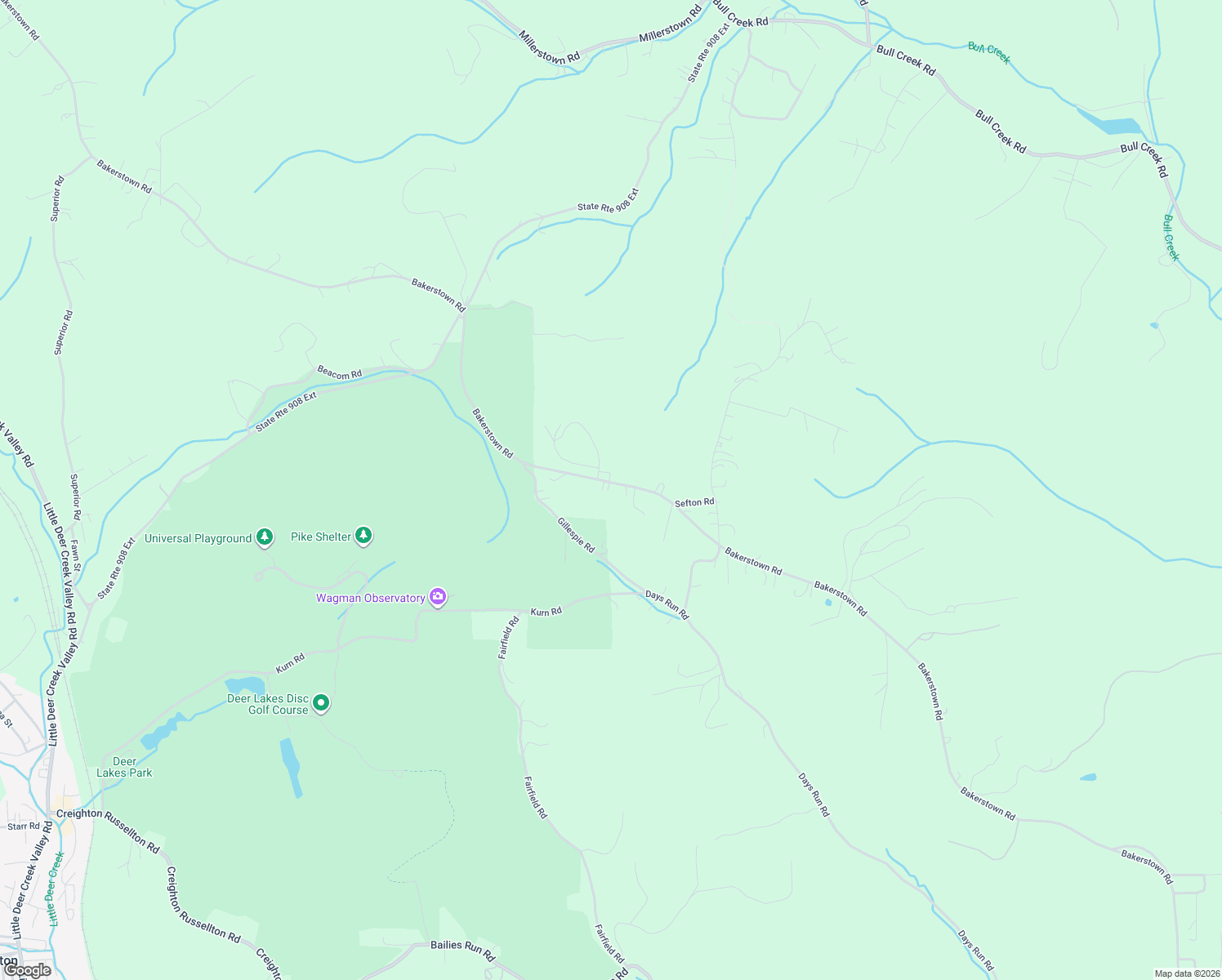 map of restaurants, bars, coffee shops, grocery stores, and more near 2035 Bakerstown Road in Tarentum