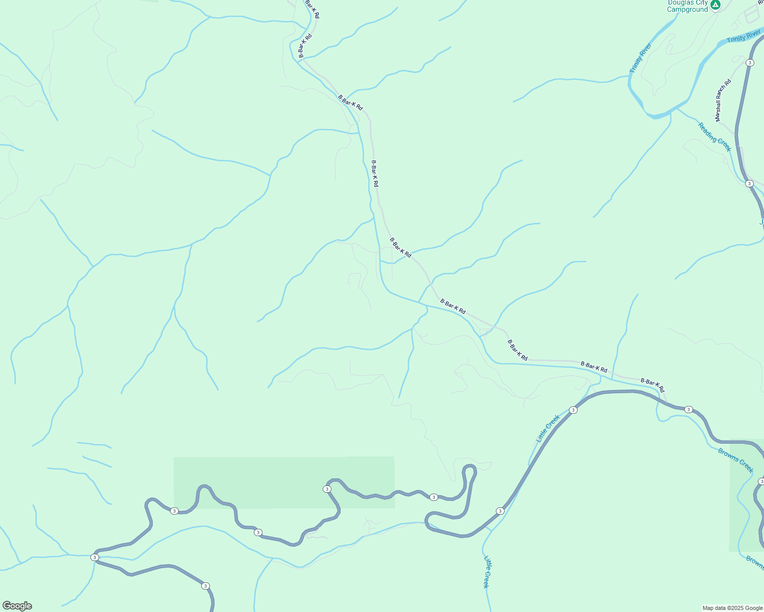 map of restaurants, bars, coffee shops, grocery stores, and more near 561 Shady Creek Lane in Douglas City