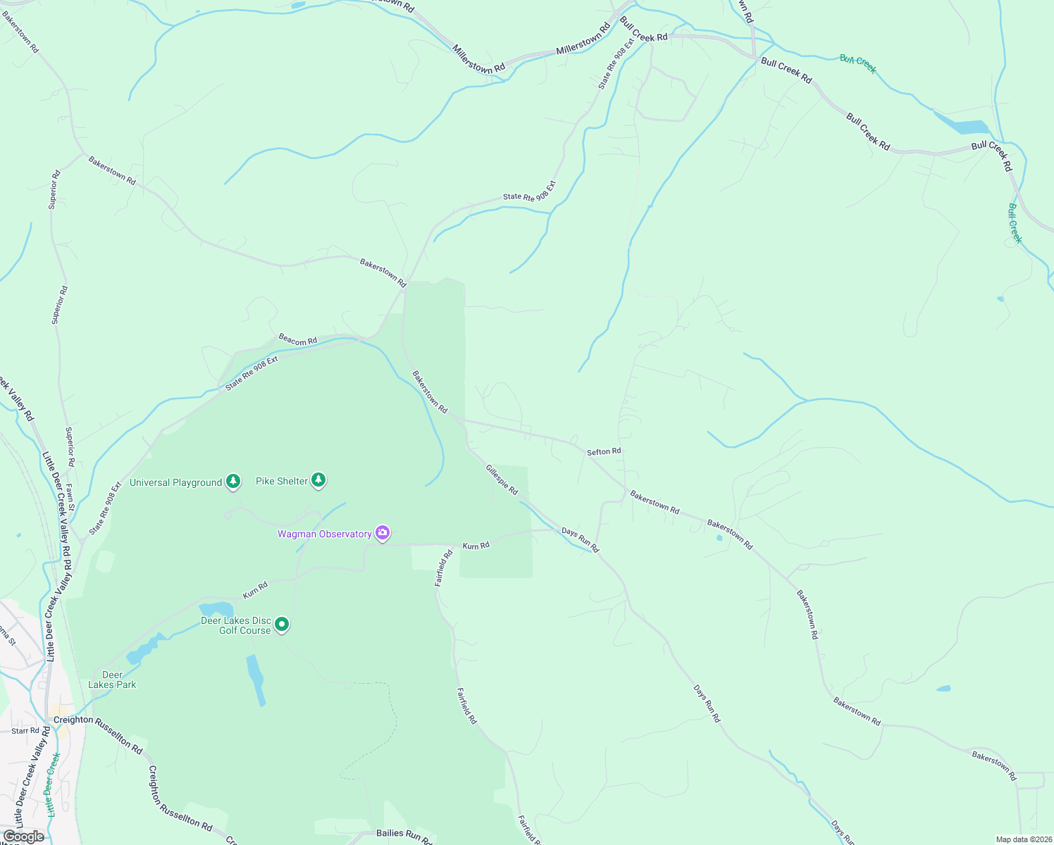 map of restaurants, bars, coffee shops, grocery stores, and more near 2035 Bakerstown Road in Tarentum