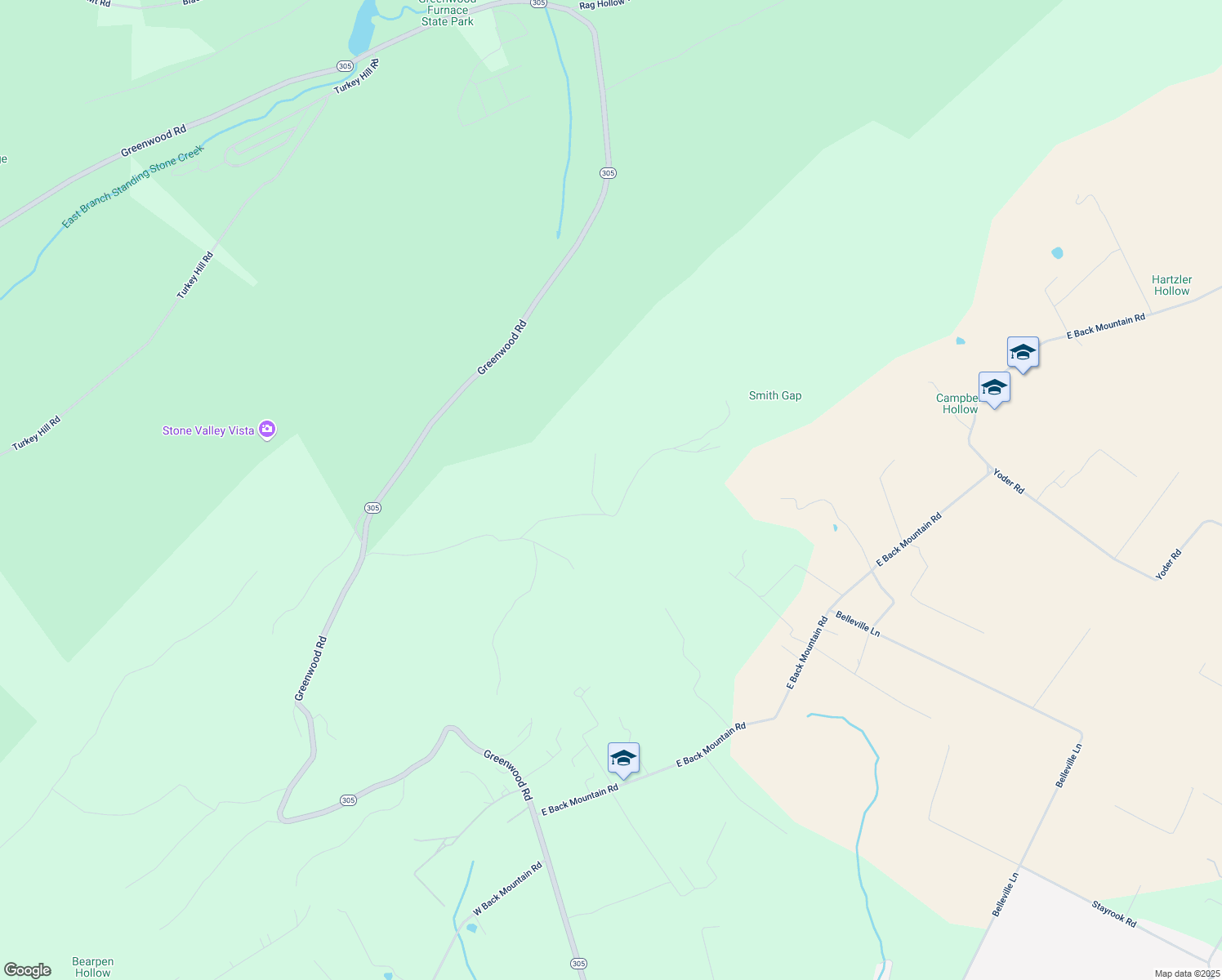map of restaurants, bars, coffee shops, grocery stores, and more near 395 Upper Stone Mountain Road in Belleville