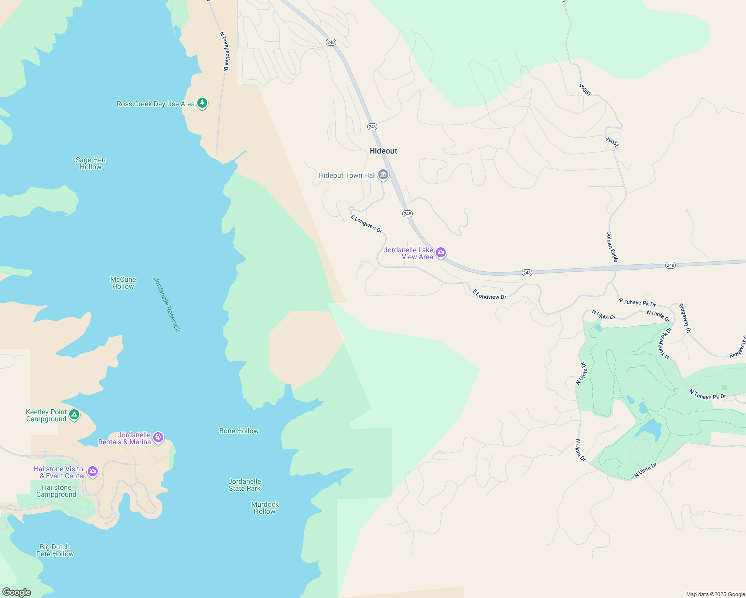 map of restaurants, bars, coffee shops, grocery stores, and more near 1210 East Lasso Trail in Heber City