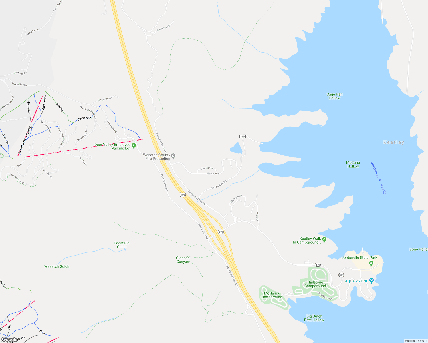 map of restaurants, bars, coffee shops, grocery stores, and more near 1699 Fox Bay Drive in Heber City