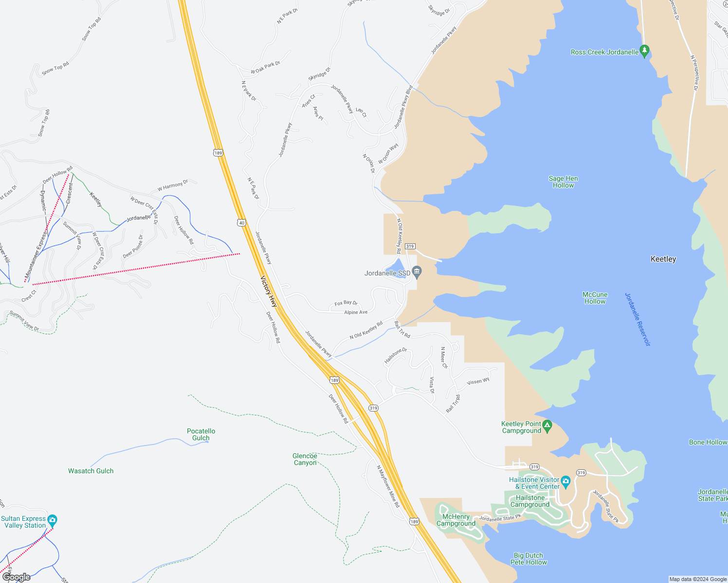 map of restaurants, bars, coffee shops, grocery stores, and more near 1576 Alpine Avenue in Heber City