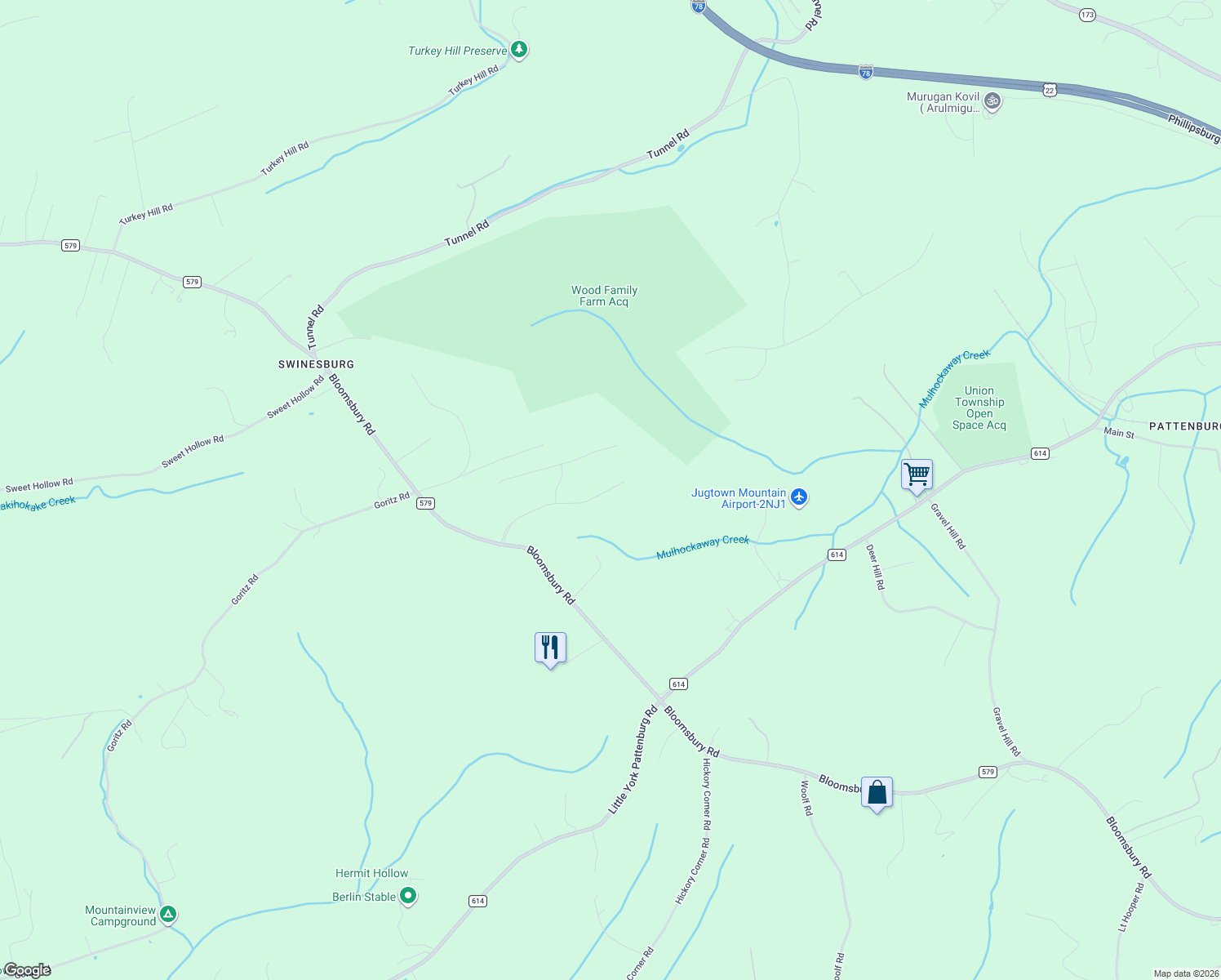 map of restaurants, bars, coffee shops, grocery stores, and more near 29 Old Schoolhouse Road in Asbury