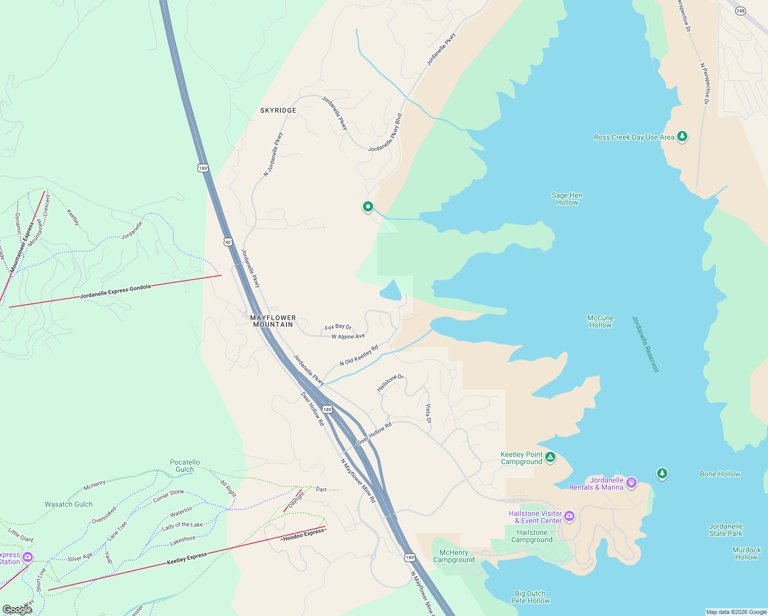 map of restaurants, bars, coffee shops, grocery stores, and more near 1451 Alpine Avenue in Heber City