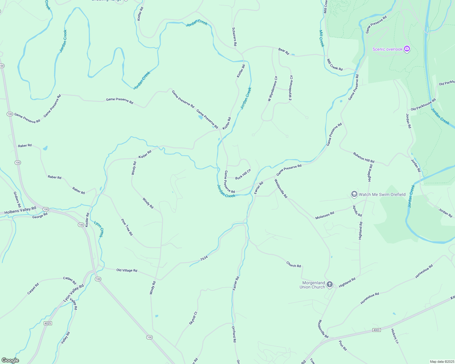 map of restaurants, bars, coffee shops, grocery stores, and more near 3805 Buck Hill Circle in Schnecksville