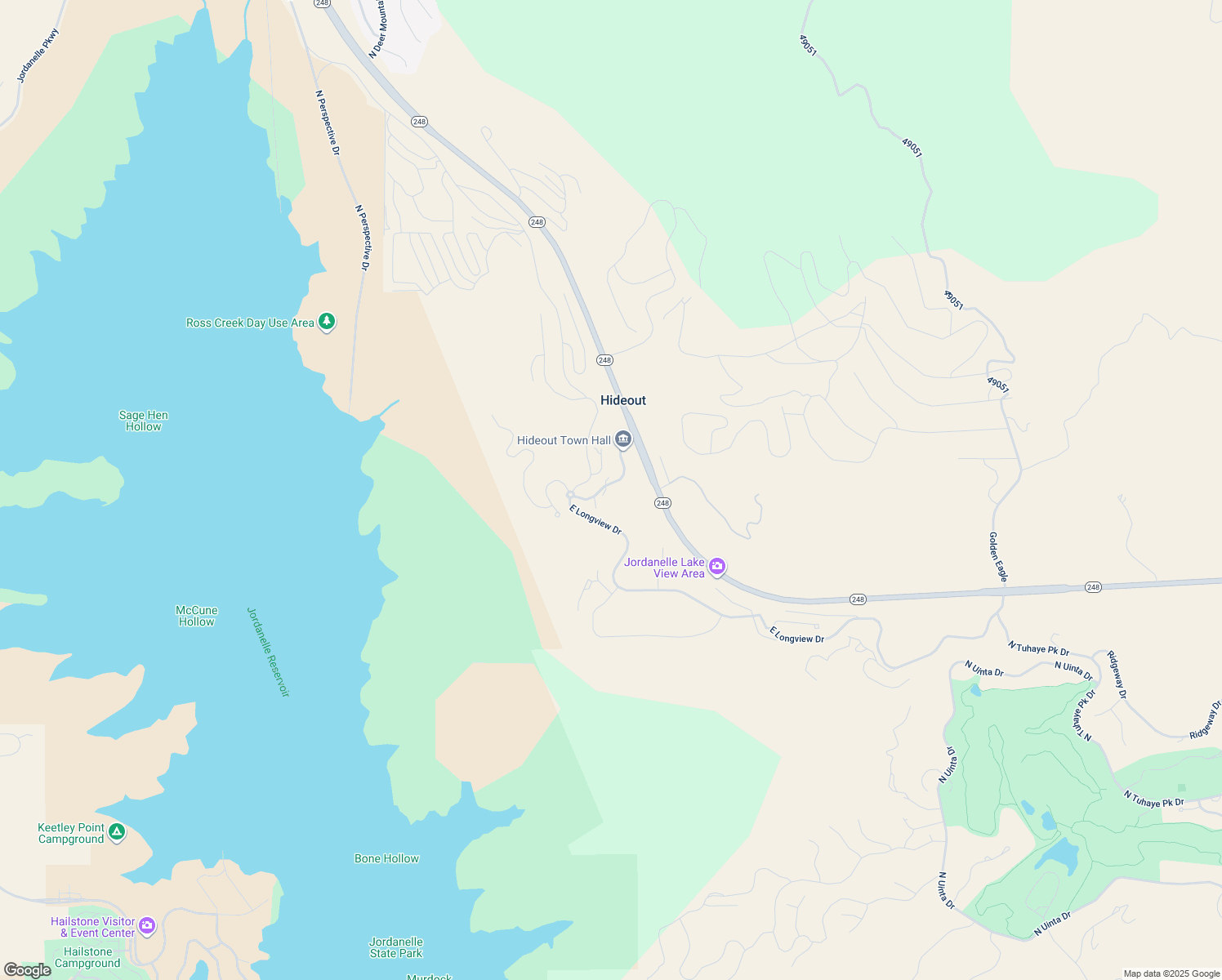 map of restaurants, bars, coffee shops, grocery stores, and more near 10747 North Hideout Trail in Heber City