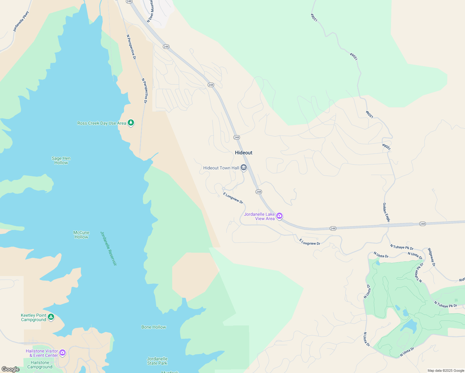 map of restaurants, bars, coffee shops, grocery stores, and more near 10747 North Hideout Trail in Heber City
