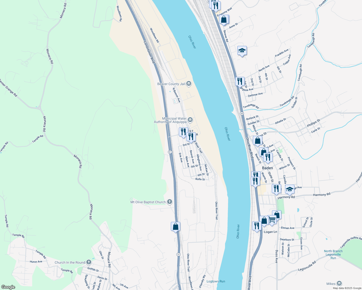 243 3rd Street, Aliquippa PA Walk Score