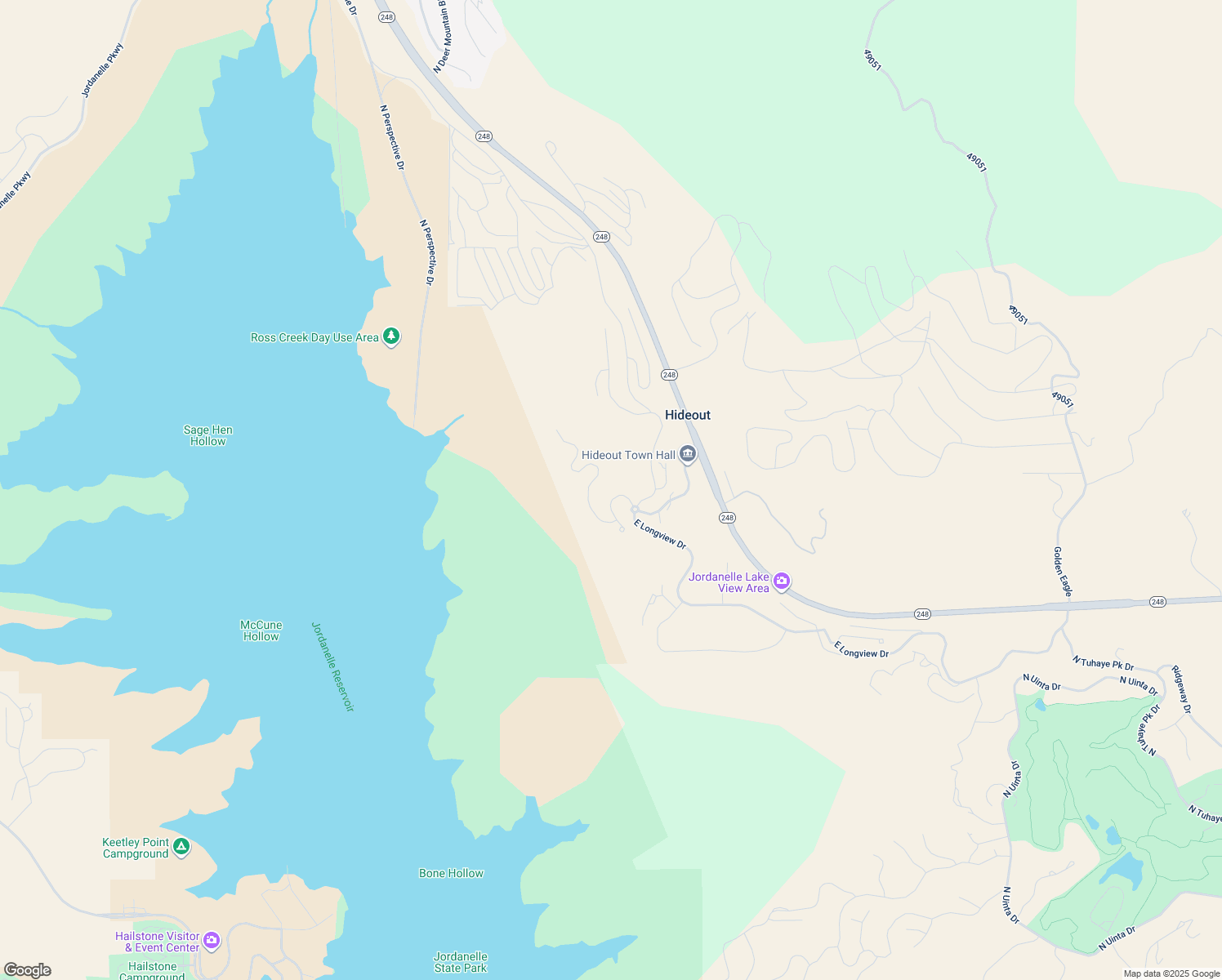 map of restaurants, bars, coffee shops, grocery stores, and more near 10677 North Reflection Ridge in Heber City