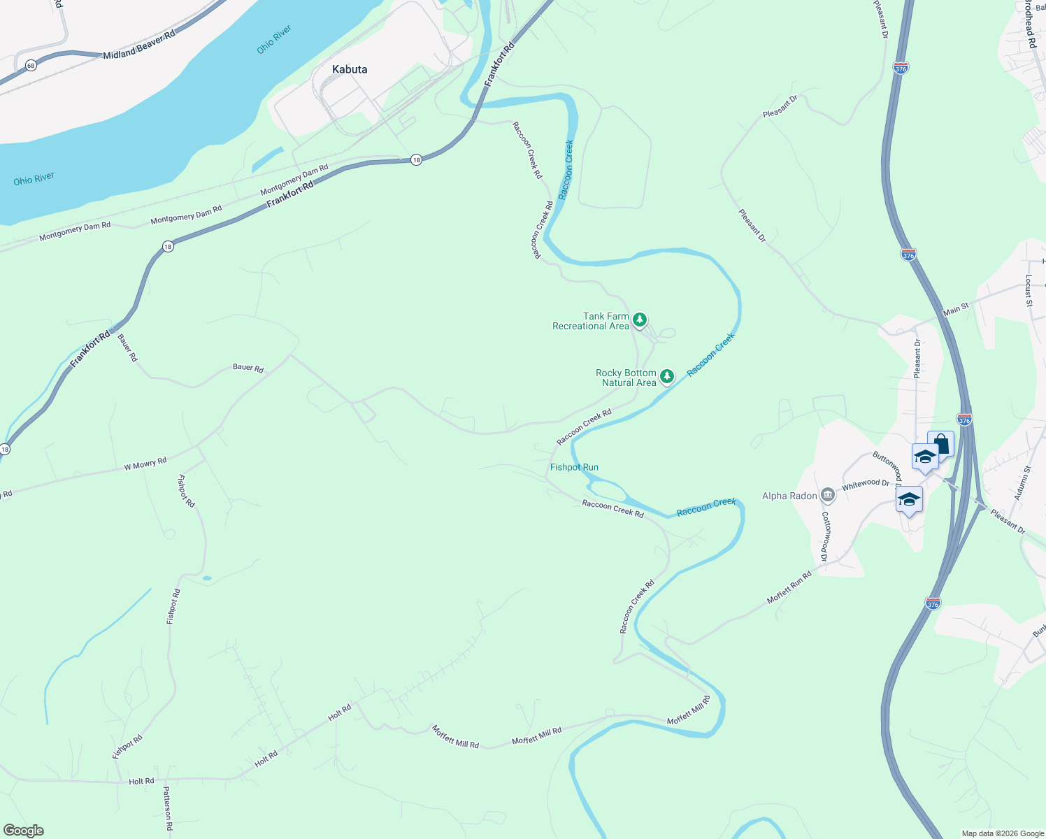 map of restaurants, bars, coffee shops, grocery stores, and more near 411 Mowry Road in Monaca
