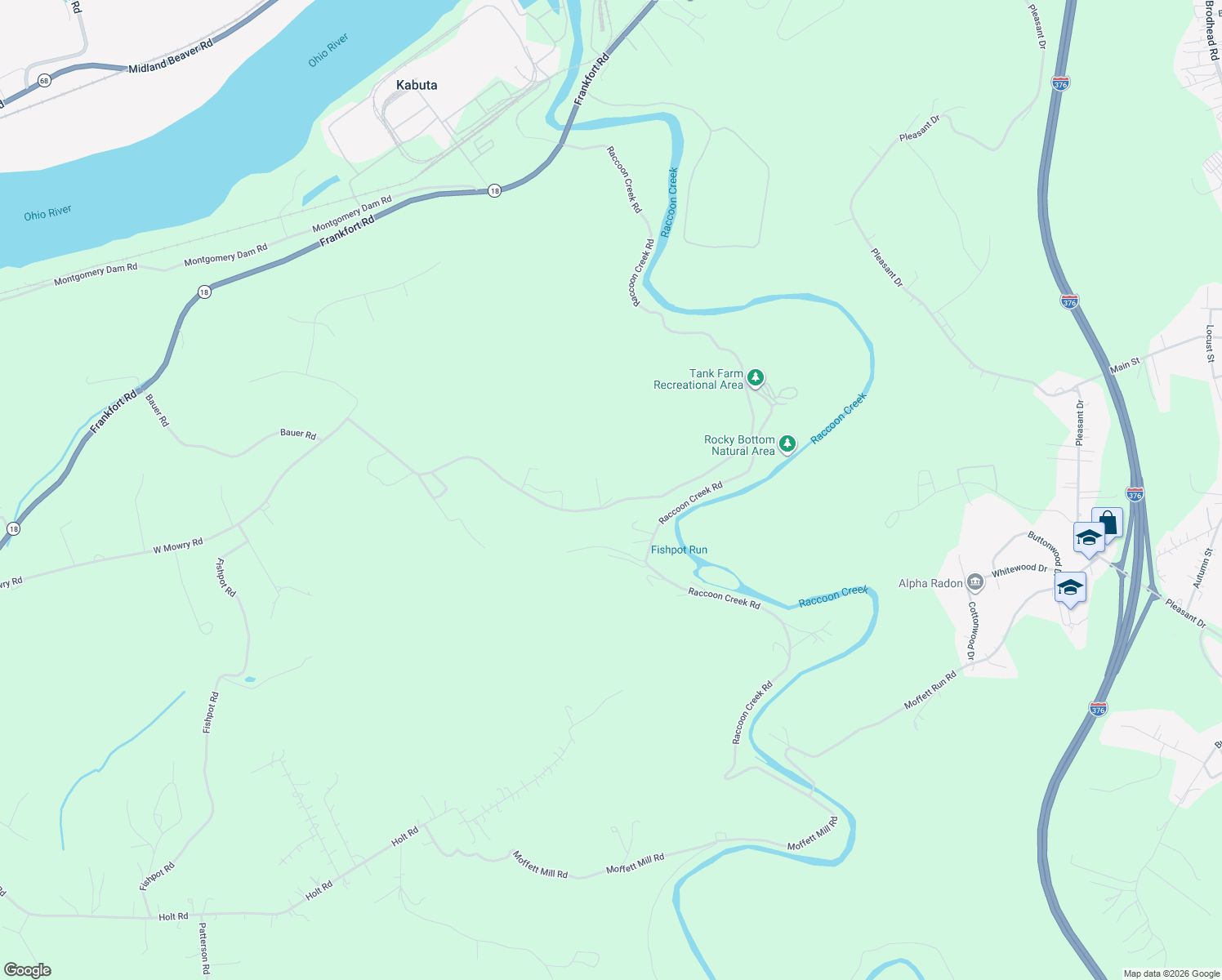 map of restaurants, bars, coffee shops, grocery stores, and more near 411 Mowry Road in Monaca