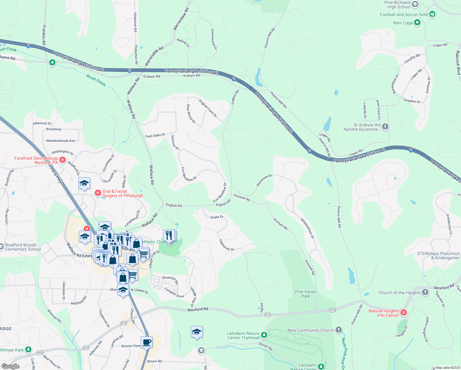 402 Wynstone Drive, Wexford PA Walk Score