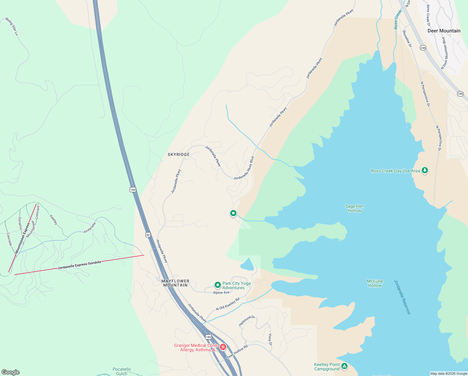 map of restaurants, bars, coffee shops, grocery stores, and more near 11282 North Orion Drive in Heber City