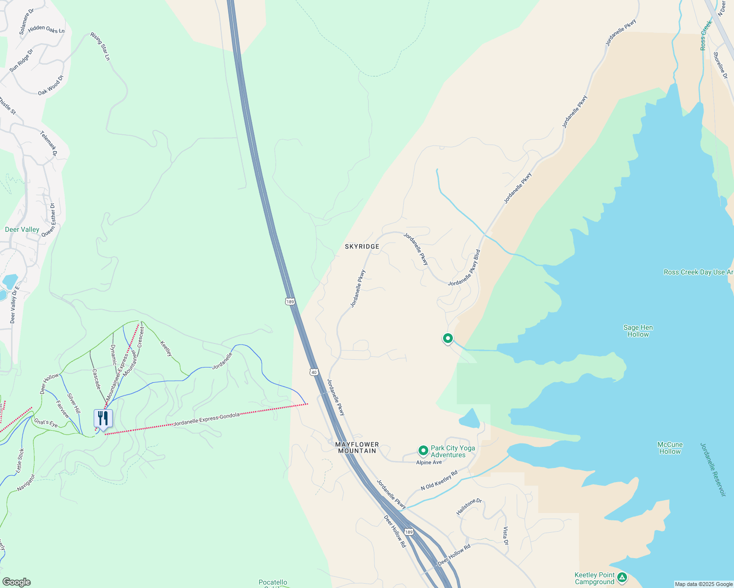 map of restaurants, bars, coffee shops, grocery stores, and more near 1971 West Dotterel Circle in Heber City