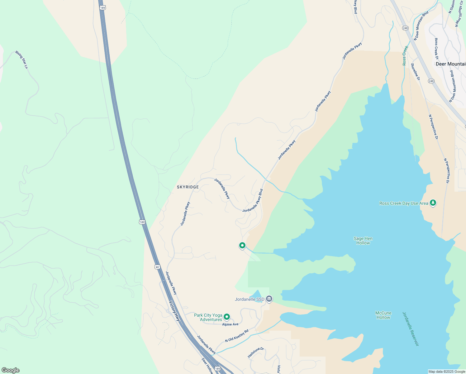 map of restaurants, bars, coffee shops, grocery stores, and more near 1641 West Crystal View Court in Heber City