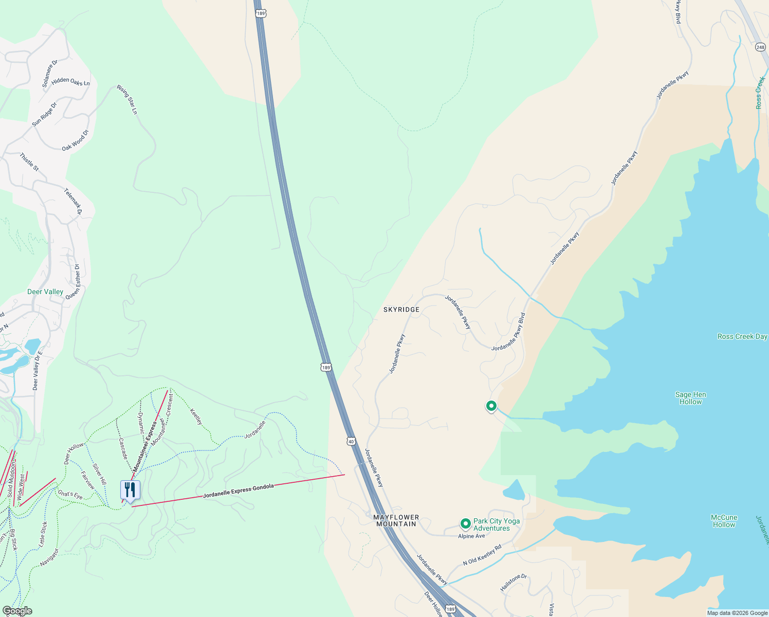 map of restaurants, bars, coffee shops, grocery stores, and more near 2059 Capricorn Court in Heber City