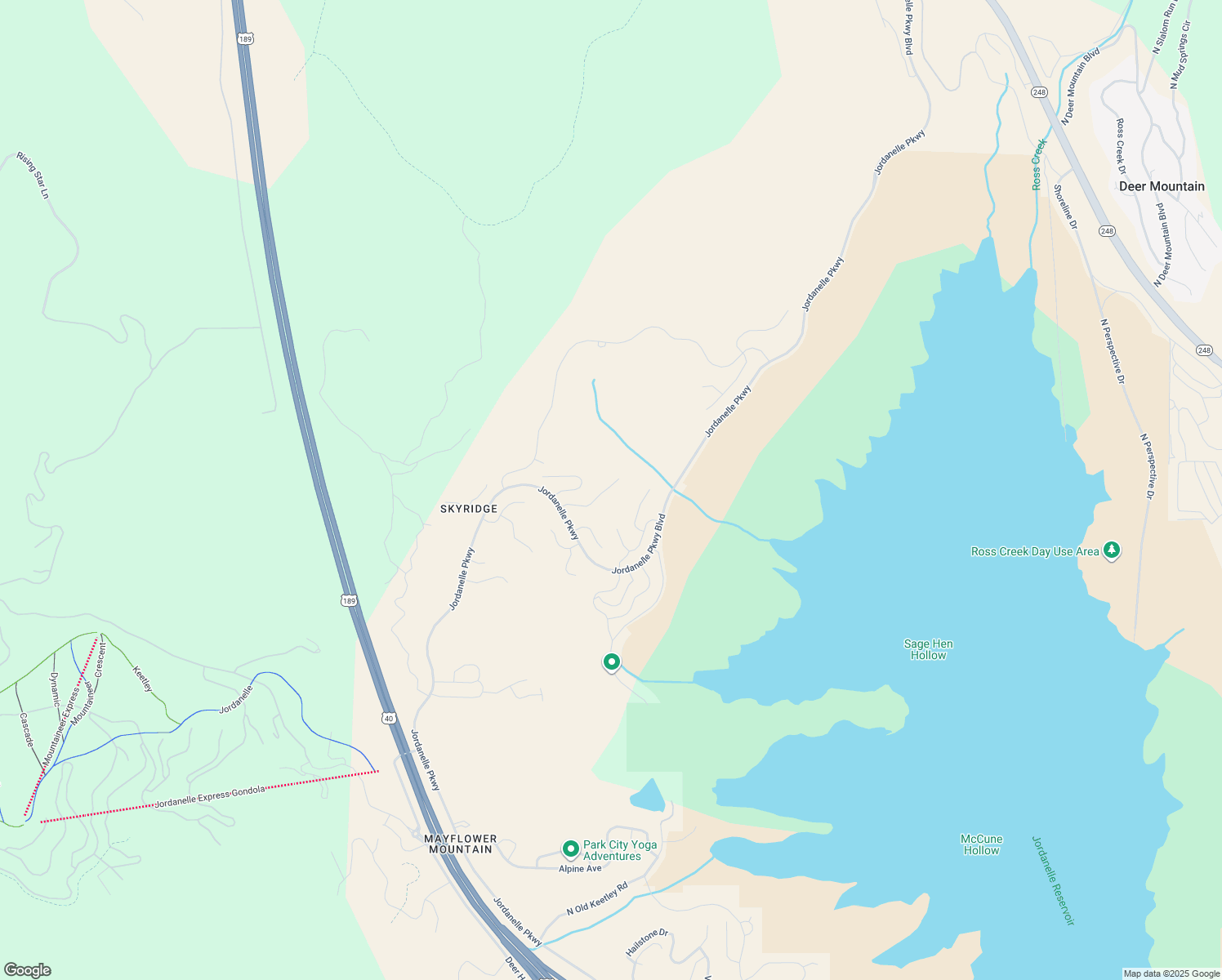 map of restaurants, bars, coffee shops, grocery stores, and more near 1561 West Crystal View Court in Heber City
