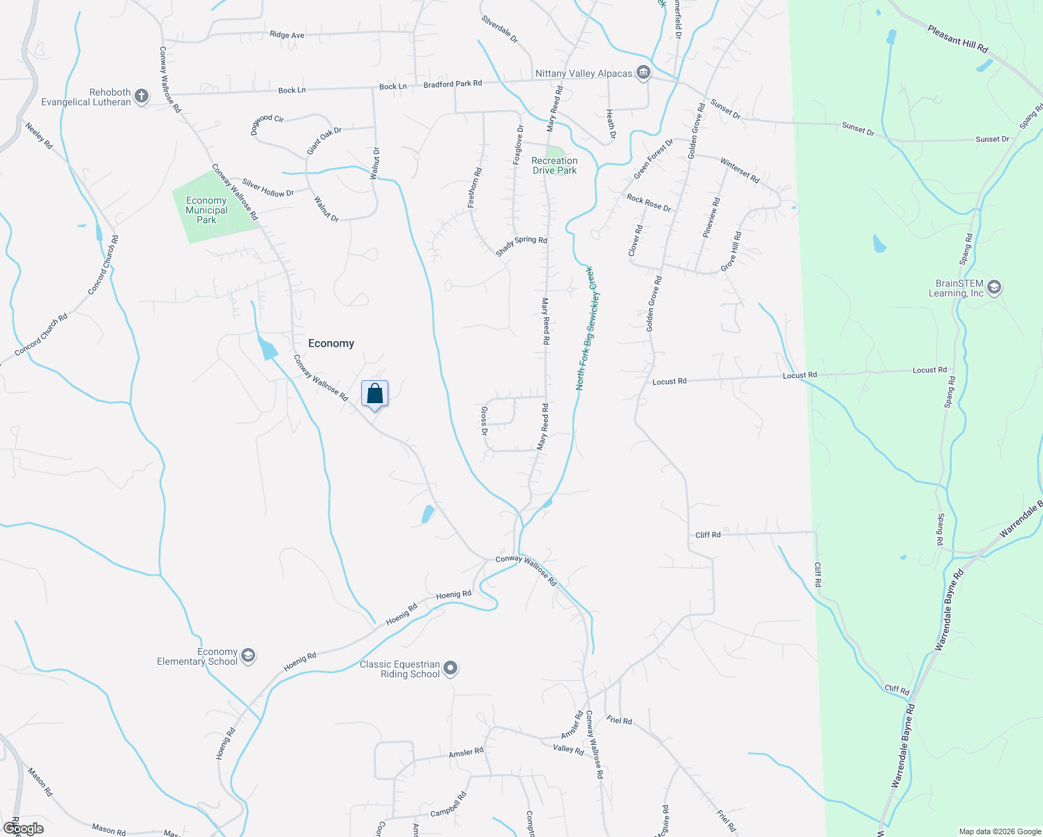 map of restaurants, bars, coffee shops, grocery stores, and more near 105 Clearview Drive in Baden
