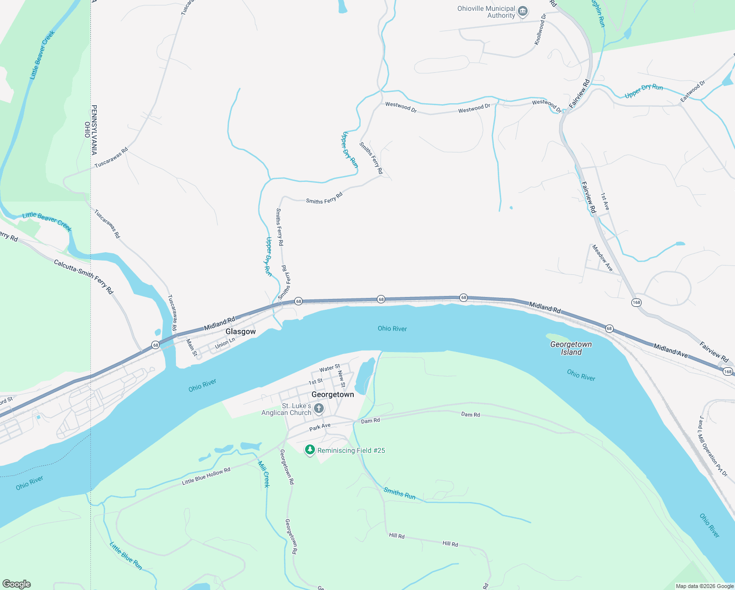 map of restaurants, bars, coffee shops, grocery stores, and more near 414 Midland Road in Midland