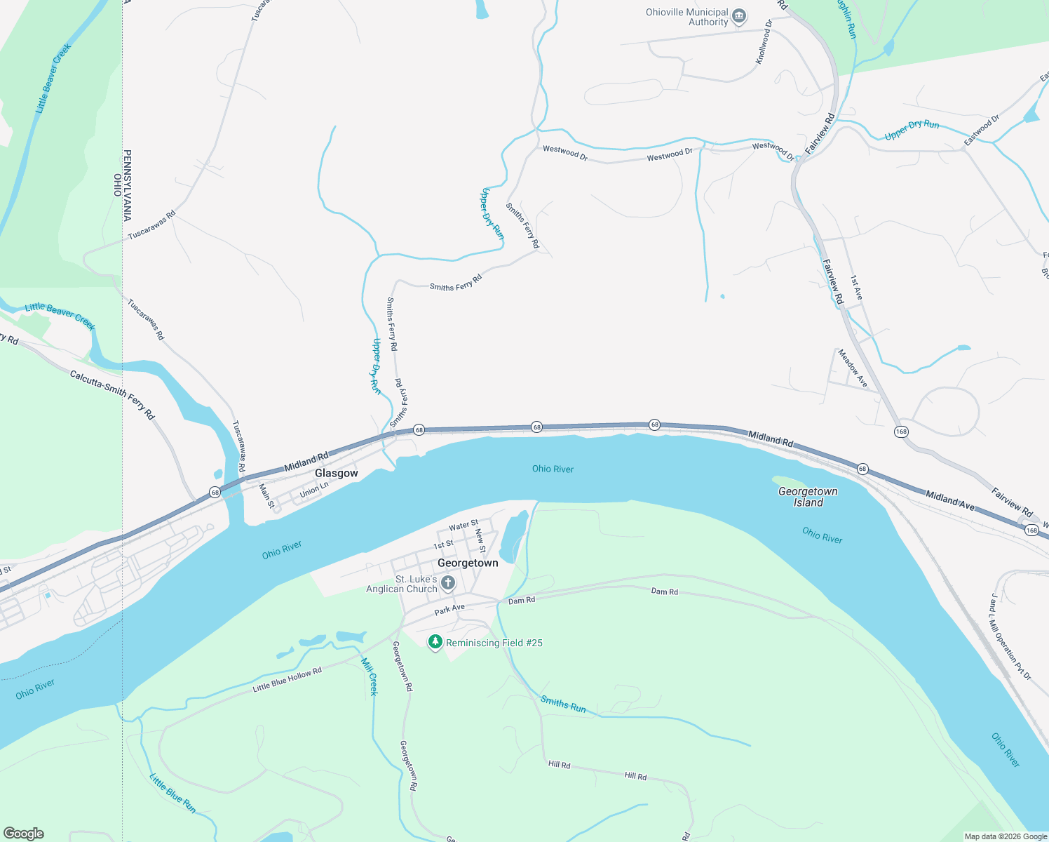 map of restaurants, bars, coffee shops, grocery stores, and more near 414 Midland Road in Midland