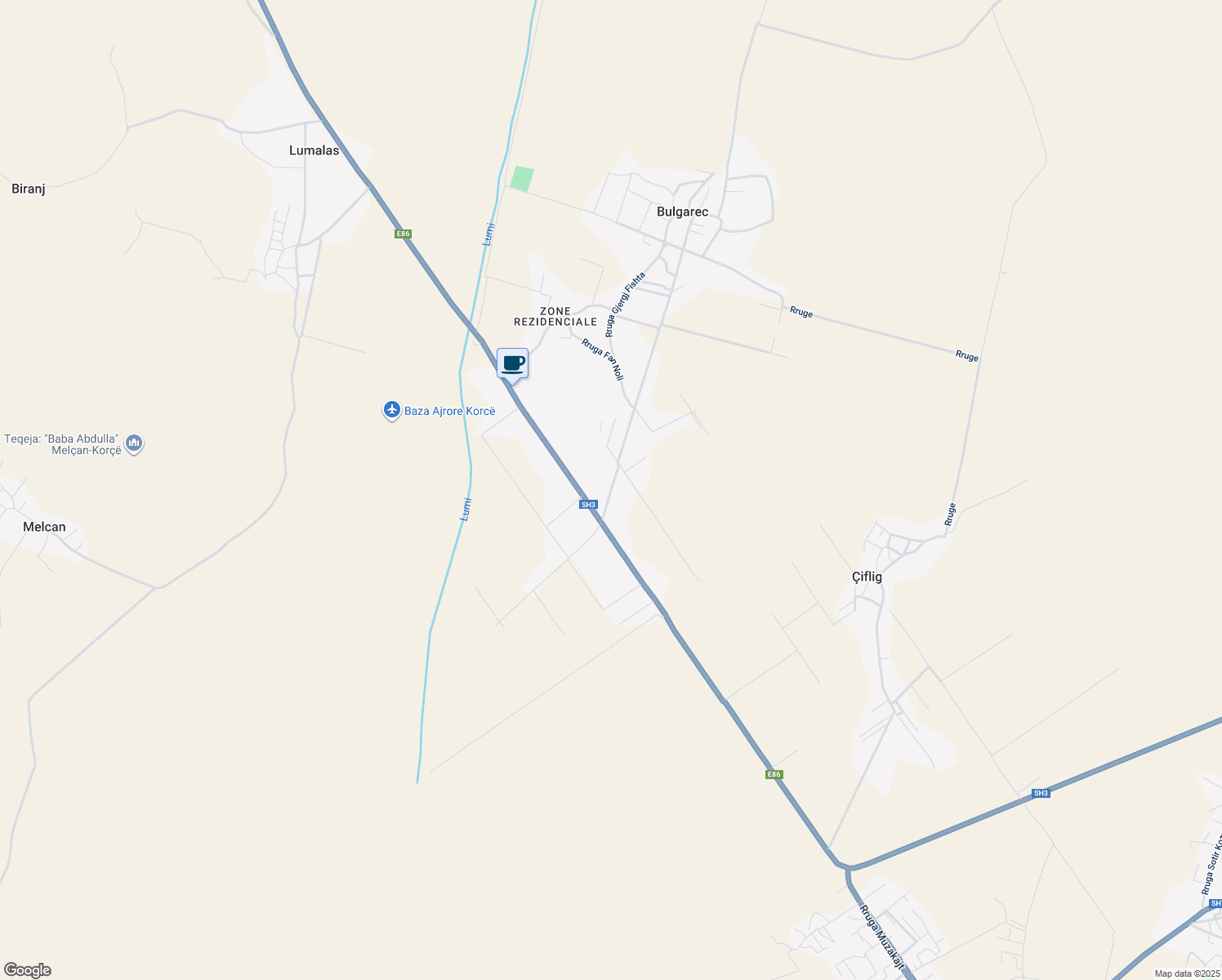 map of restaurants, bars, coffee shops, grocery stores, and more near Bulevard Republika in Bulgarec