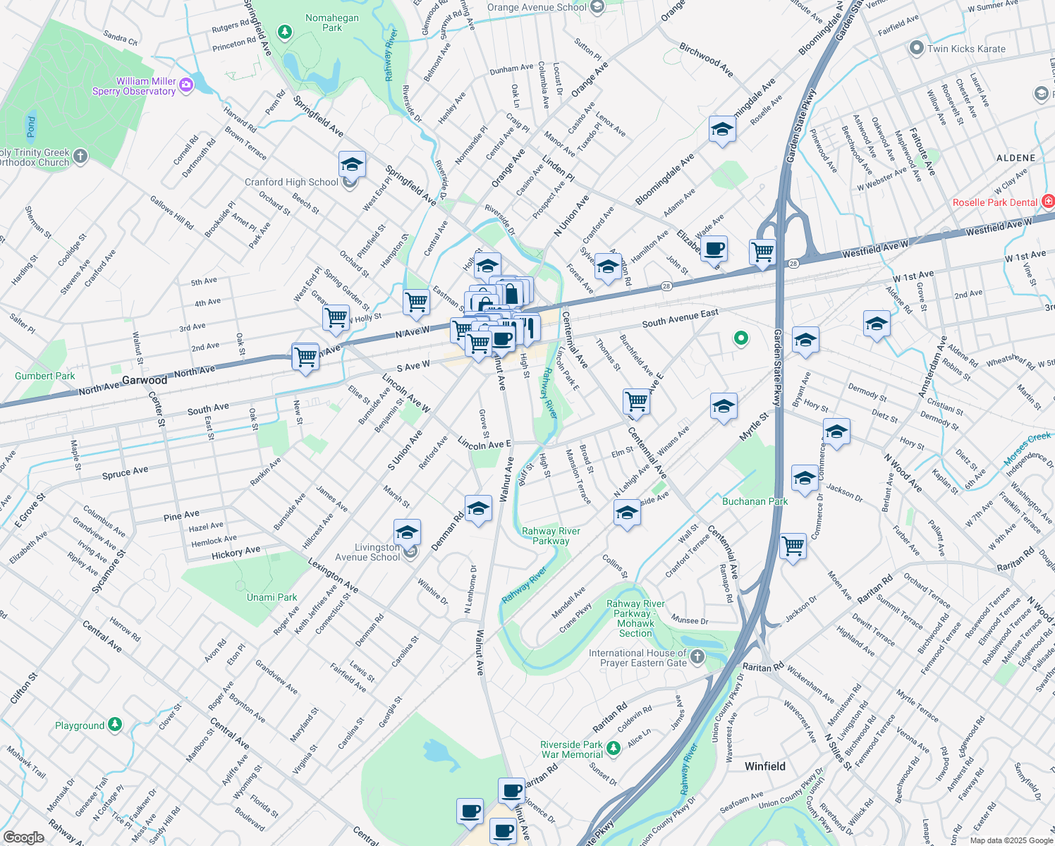 214 High Street, Cranford NJ Walk Score