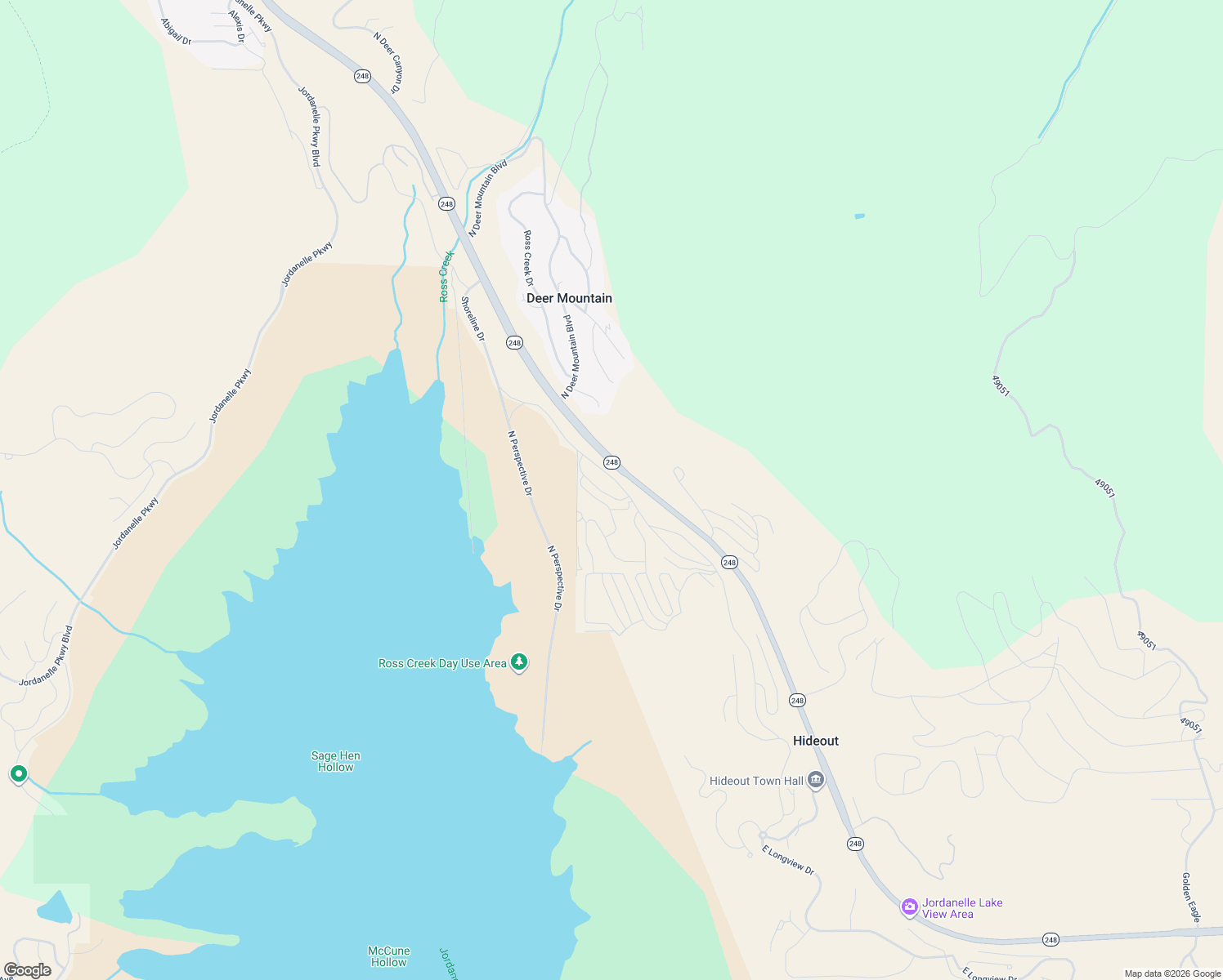 map of restaurants, bars, coffee shops, grocery stores, and more near Longview Drive in Kamas